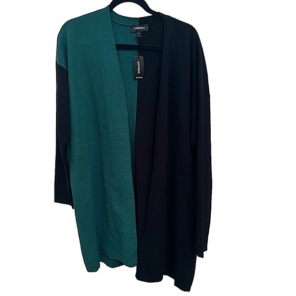 Express Sweaters - NWT! Express Cozy Color Block Cardigan